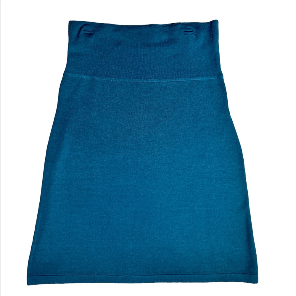 Athleta - Skirt - Size: SM (6/8) - Teal Blue - Wool.